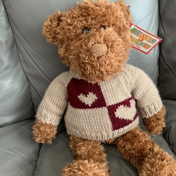 Vintage Gund Heads & Tails Brown Bear - Picture 2 of 6